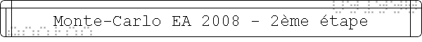 Monte-Carlo EA 2008 - 2�me �tape
